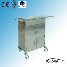 Edelstahl Krankenhaus Medical Resuscitation Cart (Q-27)